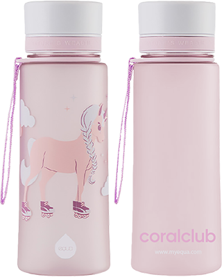 equa bottle purple leaves Unicorn